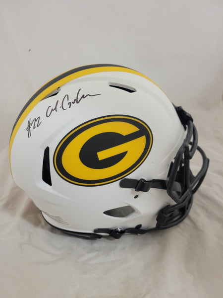 MATTHEW GOLDEN SIGNED PACKERS F/S LUNAR ECLIPSE SPEED AUTHENTIC HELMET BAS