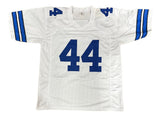 Robert Newhouse Dallas Signed White Football Jersey BAS