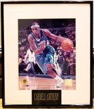 Carmelo Anthony Autographed 8x10 Photo Framed Beckett COA