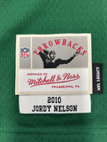 Packers SB Champ JORDY NELSON Signed Mitchell & Ness Green Jersey AUTO - JSA