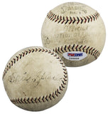 Red Sox Tris Speaker Signed Spalding International League Baseball BAS #AE34231