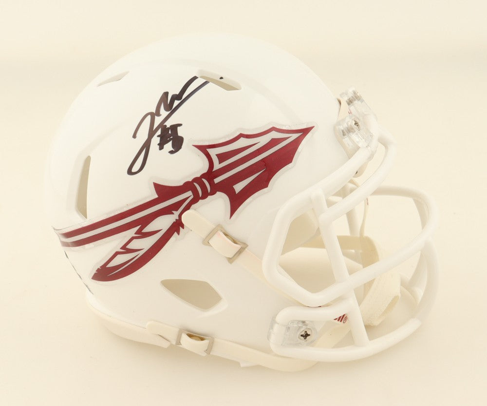 Jared Verse Signed Florida State Seminoles Mini Helmet (Beckett) L. A. – Super Sports Center