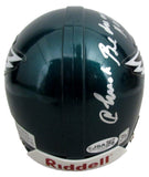 Chuck Bednarik HOF Signed/Inscribed Eagles Mini Football Helmet JSA 213108
