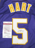 Josh Hart Signed Lakers Jersey (JSA COA) Jazz 1st Rd Draft Pick 2017 NBA Draft