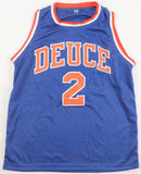 "Deuce" McBride Signed New York Knicks Blue Jersey (JSA) 2021 NBA Draft Pick