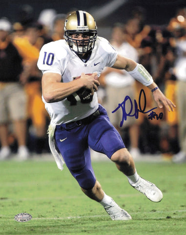 Jake Locker Autographed 8x10 Photo University of Washington MCS Holo #63154