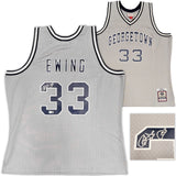 HOYAS PATRICK EWING AUTOGRAPHED MITCHELL & NESS 1983-84 JERSEY BECKETT 236550