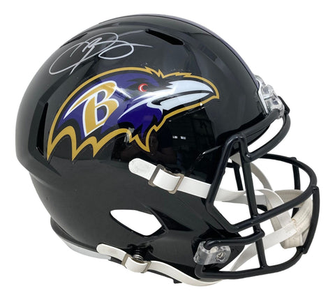 Odell Beckham Jr Signed Baltimore Ravens Full Size Replica Speed Helmet BAS