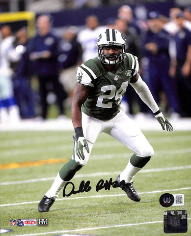 Darrell Revis Autographed/Signed New York Jets 8x10 Photo Beckett 42541