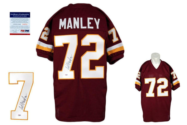 Dexter Manley SIGNED Jersey - PSA/DNA - Autographed w/ Photo