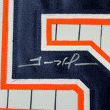 Framed Autographed/Signed Trevor Hoffman 35x39 San Diego Jersey BAS COA