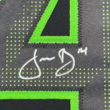 Framed Autographed/Signed Jamie Benn 35x39 Dallas Black Jersey JSA COA