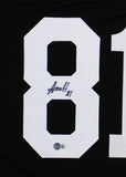 Austin Hooper Signed Las Vegas Custom Black Jersey
