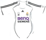 Roberto Carlos Autographed Real Madrid Home Soccer Jersey #3 - Beckett W Holo *M