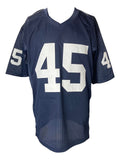 Sean Astin Signed Custom Blue College Football Jersey Rudy Inscribed JSA ITP