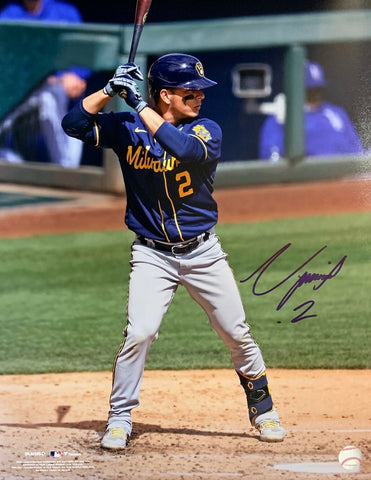 Milw Brewers Infielder LUIS URIAS Signed 16x20 Photo #2 AUTO - JSA - SALE - SALE