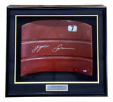 Lynn Swann Signed Framed Pittsburgh Steelers Three Rivers Stadium Seat Back BAS