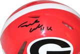 James Cook Autographed Georgia Bulldogs Speed Mini Helmet Beckett 40640