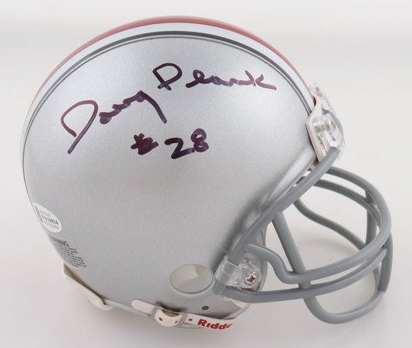 Doug Plank Signed Ohio State Mini-Helmet (JSA COA) Chicago Bears/ All Pro Safety