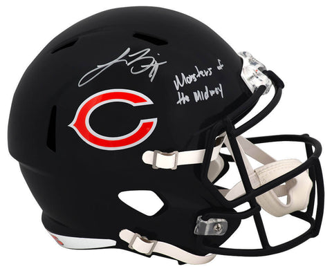Lance Briggs Signed Bears Riddell Full Size Rep Helmet w/Monsters... - (SS COA)