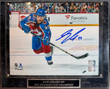 Sam Girard Autographed 8x10 Action Shooting Photo with Plaque LSM COA