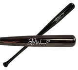 JJ Wetherholt Signed St. Louis Cardinals Rawlings Chrome Black MLB Bat