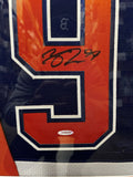 Connor Mcdavid Signed Autographed Jersey Custom Framed to 32x40 Upper Deck