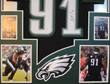 FRAMED PHILADELPHIA EAGLES FLETCHER COX AUTOGRAPHED SIGNED JERSEY JSA COA