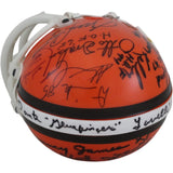 Graham Schafrath Lavelli +10 Cleveland Browns Signed Mini Helmet VSR4 BAS 56213