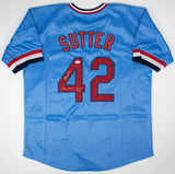 Bruce Sutter Signed St. Louis Cardinals Jersey "306 Saves, H.O.F. 2006"(JSA COA)