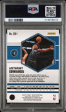 Anthony Edwards Signed 2020 Panini Mosaic #201 Rookie Card 10! Auto 10! PSA Slab