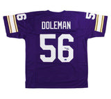 Chris Doleman Signed Minnesota Custom Purple Jersey With "HOF 12" Inscription