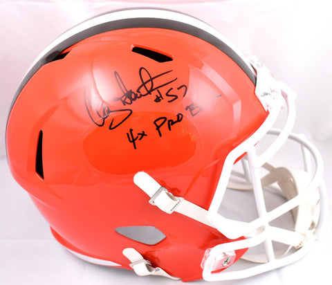 Clay Matthews Autographed Cleveland Browns F/S Speed Helmet w/4x Pro Bowl- Prova
