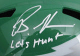 Brandon Graham Signed/Inscr Kelly Full Size Replica Helmet Eagles Beckett 193644
