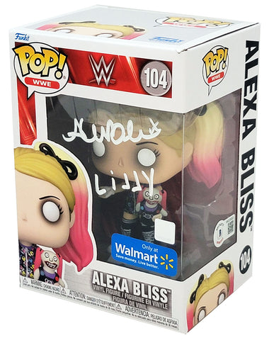 ALEXA BLISS AUTOGRAPHED FUNKO POP 104 VINYL FIGURINE LILLY BECKETT 208709