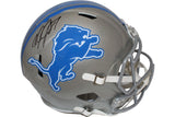 Calvin Johnson Autographed/Signed Detroit Lions F/S Helmet Beckett 44053