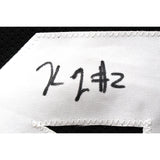 Kaleb Johnson Autographed College Style Black Sz XL Jersey Beckett Witness 51672