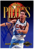 Mark Price Autographed/Signed 1994-1995 Skybox #345 Trading Card Beckett 52557