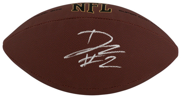 DJ Lagway (GATORS) Signed Wilson Super Grip Full Size NFL Football -(SS COA)