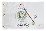 John Daly Signed To Right John Daly Logo Golf Flag PSA/DNA