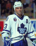 Doug Gilmour Signed Toronto Maple Leafs Logo Puck Inscribed "HOF 11" (JSA COA)