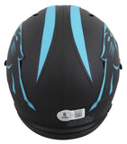 Panthers Julius Peppers Signed Eclipse Speed Mini Helmet w/ Case BAS Witnessed