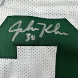 Autographed/Signed John Kuhn Green Bay White Football Jersey PSA/DNA COA