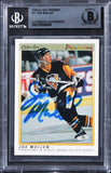 Penguins Joe Mullen Authentic Signed 1990 OPC Premier #77 Card BAS Slabbed