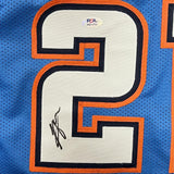Aaron Wiggins Signed Jersey PSA Oklahoma City Thunder Autographed