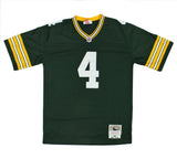 Brett Favre Signed Green Bay Packers Mitchell & Ness Legacy Green YouthXL Jersey