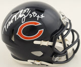 Tom Thayer Signed Chicago Bears Speed Mini Helmet Inscibed "S.B. XX"(JSA) O-Line