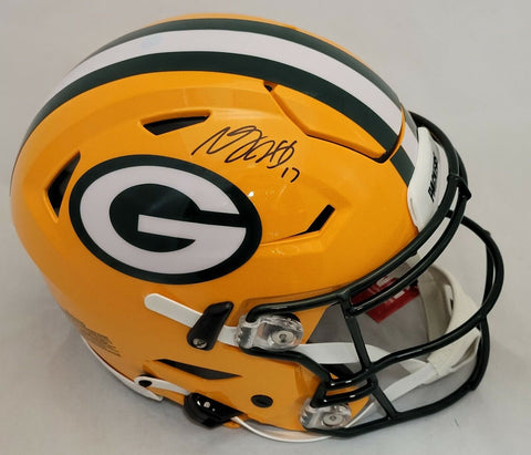 DAVANTE ADAMS SIGNED GREEN BAY PACKERS FS AUTHENTIC SPEEDFLEX HELMET BECKETT COA