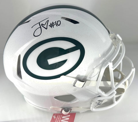 Packers JORDAN LOVE Signed Full Size Authentic 2024 ALTERNATE Helmet AUTO BAS