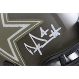 Dak Prescott Autographed/Signed Dallas Cowboys 22 STS Mini Helmet Beckett 56331